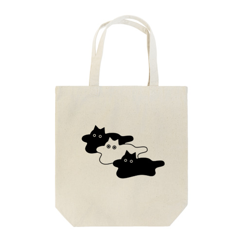 くろしろくろトリプル Tote Bag