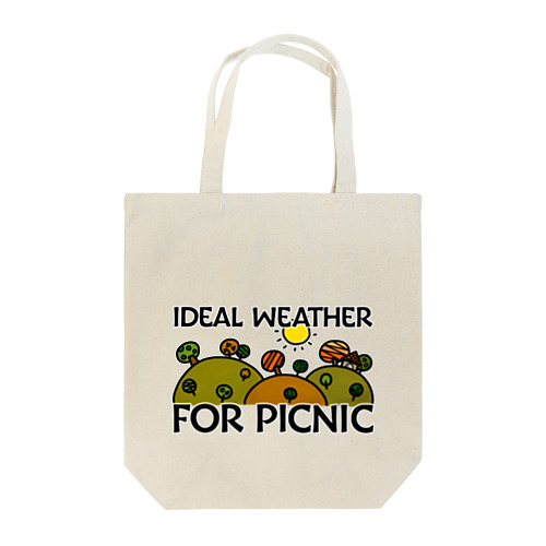 IDEAL WEATHER FOR PICNIC/行楽日和 トートバッグ