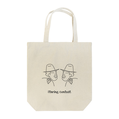 にらめっこしましょー。 Tote Bag