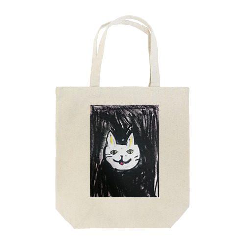 クレヨン白猫 Tote Bag