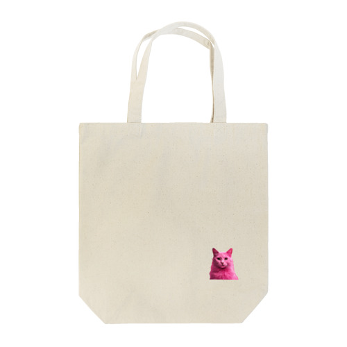 pink cat(silent) Tote Bag