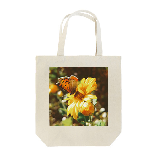 花とベニシジミ Tote Bag