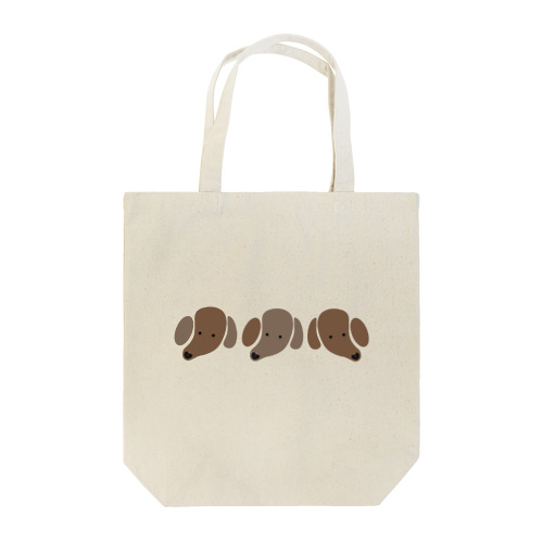 のんびりダックス(茶) Tote Bag