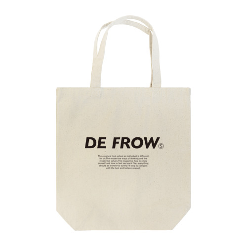DEFROW  トートバッグ