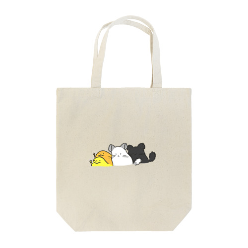 チンチラとトカゲ Tote Bag