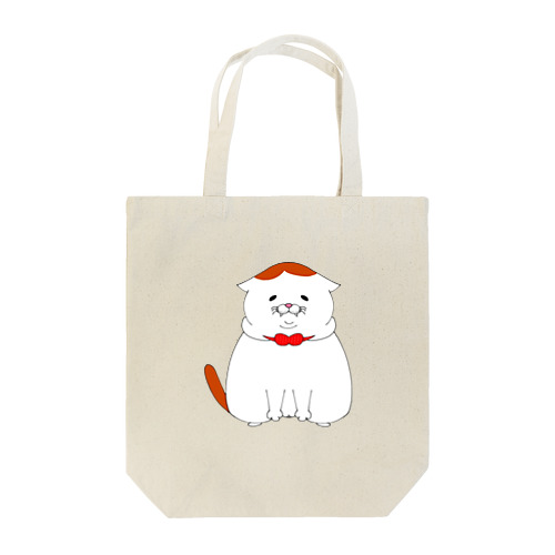 ぶちゃかわ？二重あごにゃんこ Tote Bag