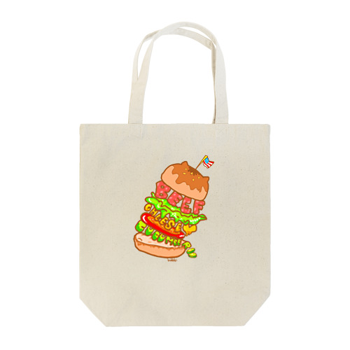ハンバーガー。 Tote Bag