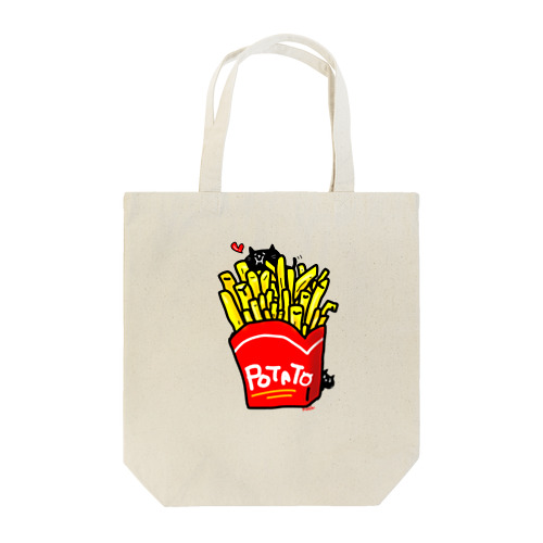 ポテトにゃん。 Tote Bag