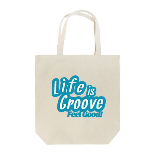 Life is Groove トートバッグ