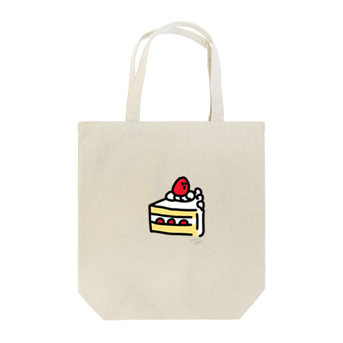 おいしい卵をつかったであろうショートケーキ Tote Bag