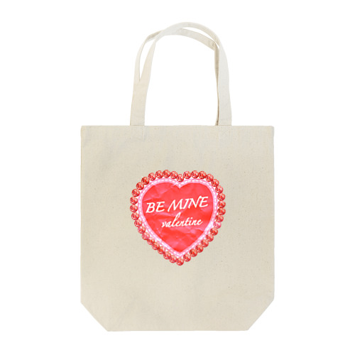 BE MINE valentine red Tote Bag