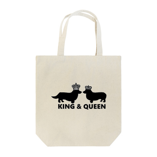 KING ＆ QUEEN （コーギー） Tote Bag