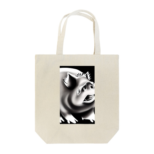 驚愕の豚 Tote Bag