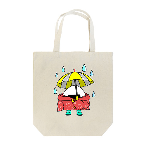 雨の日おにぎり トートバッグ