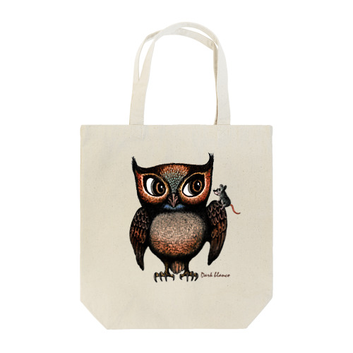 Dark blanco "Owl" Tote Bag