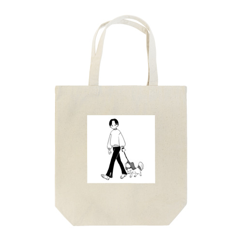 パピヨンとお散歩 Tote Bag