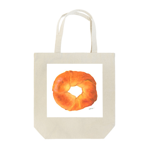 イラストによる食卓。ベーグル Tote Bag