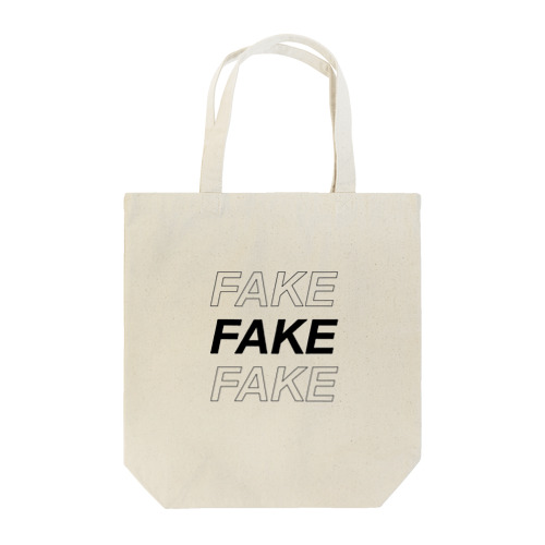 FAKE x3 Tote Bag