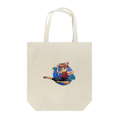 飛び蹴りちゃいなん Tote Bag