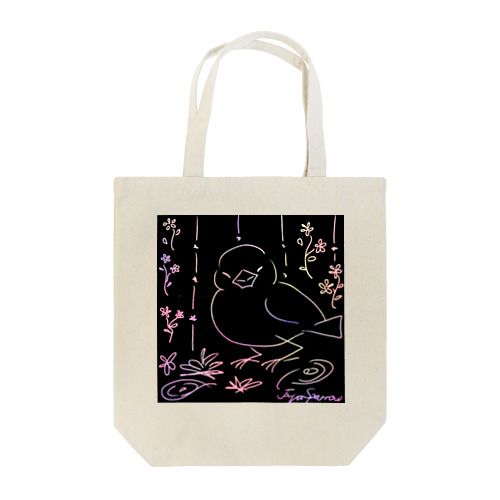 文鳥スクラッチ Tote Bag