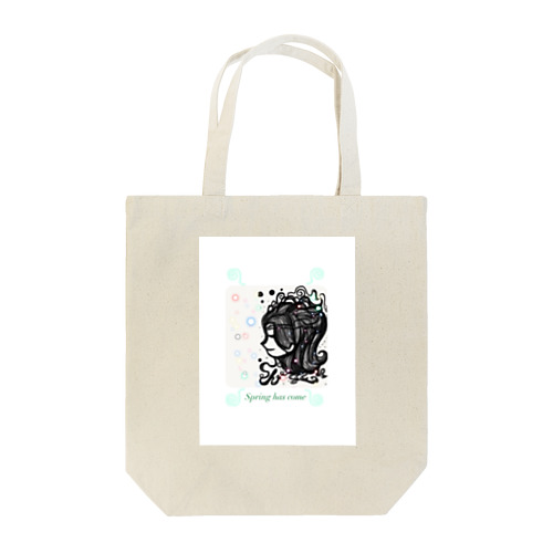 Spring has come green.ver Tote Bag