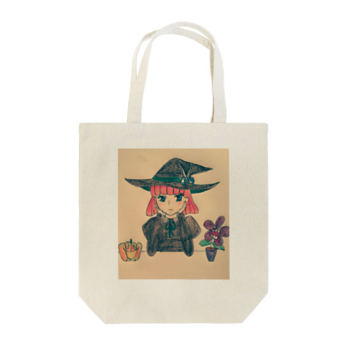 魔女っ子商会店番中 Tote Bag