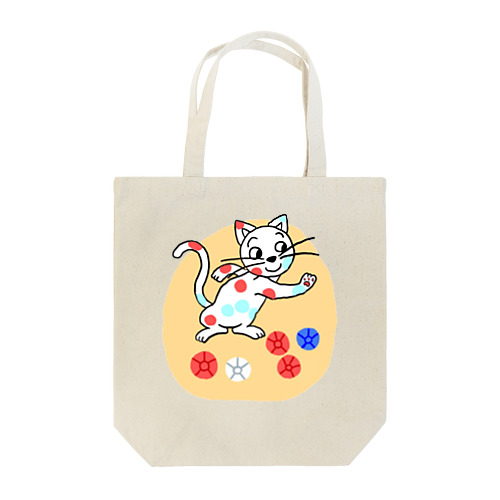 ボッチャ🔴⚪️🔵猫 Tote Bag