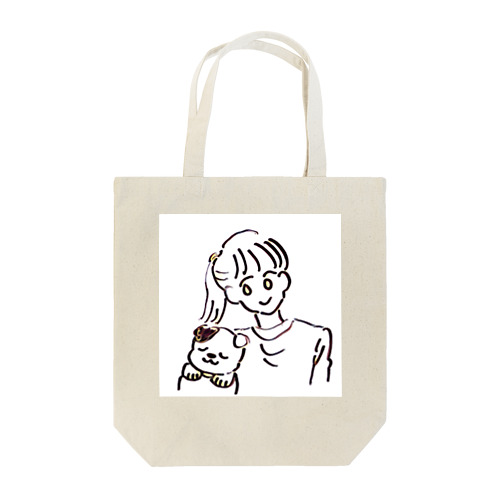 さっちゃん＋わんすけ Tote Bag