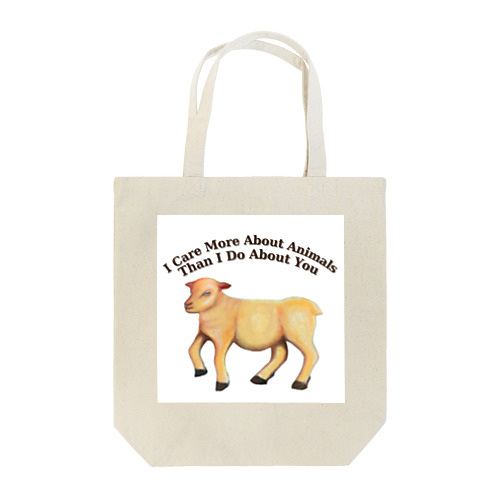 リアル羊　Animal rights ver. Tote Bag