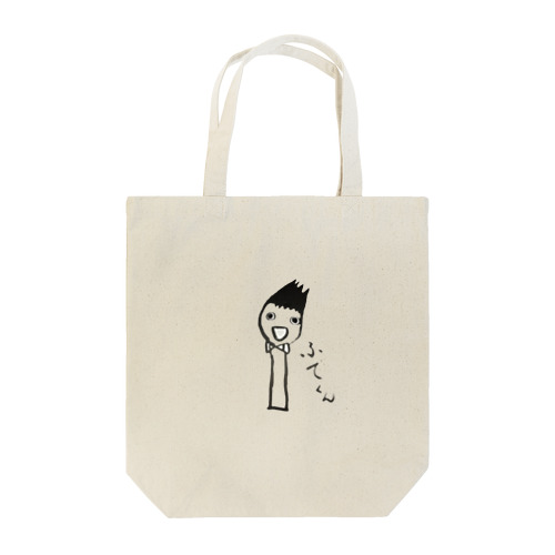 習字教室のキャラクター　筆くん。 Tote Bag