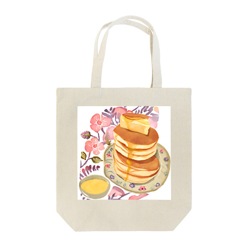 Pancakes makes me happy  Tote Bag