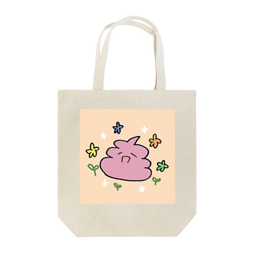 お花とうんこちゃん Tote Bag