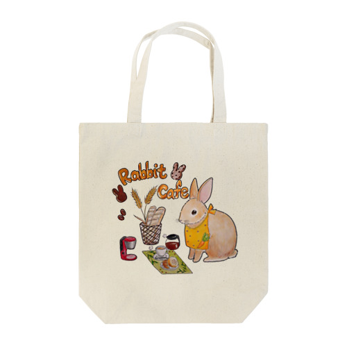 Rabbit Cafe ベイビービブ Tote Bag