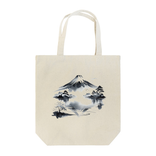 Mirroring Mt.Fuji Tote Bag