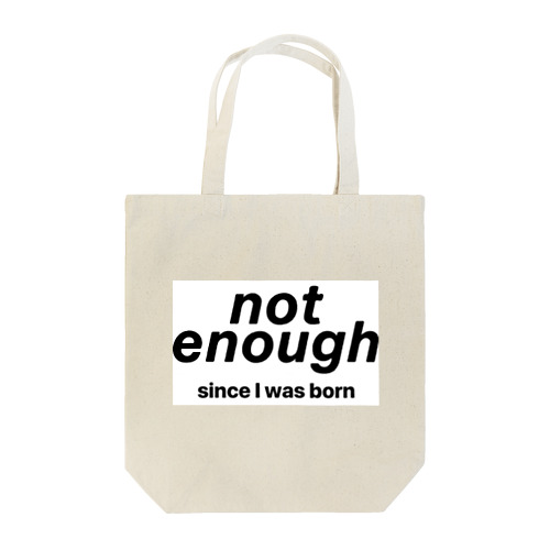 not enough tote dag Tote Bag