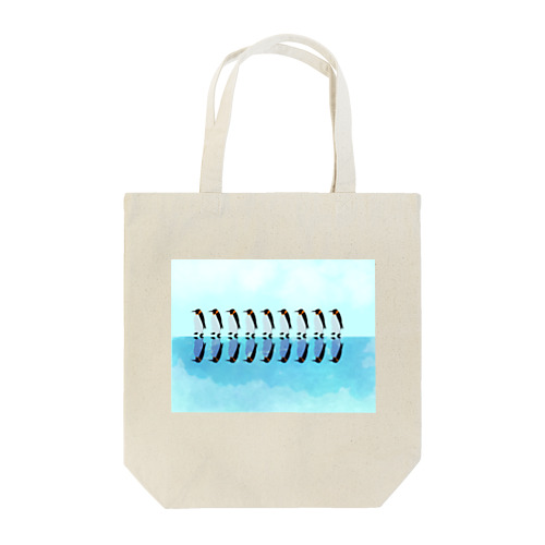 ペンギンの行進 Tote Bag