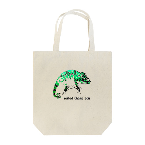 シルクスクリーン 【エボシカメレオン】 Tote Bag