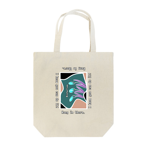 Hang in there.グリーン Tote Bag