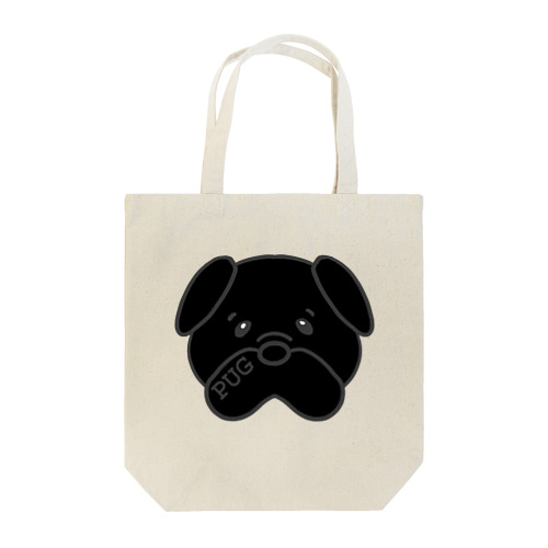 PUG♡BLACK Tote Bag
