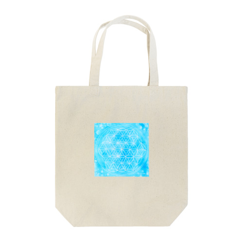 フラワーオブライフ神聖幾何学 Tote Bag