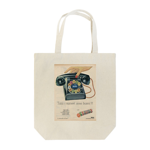 イタリア　電話ドロップ飴 Tote Bag