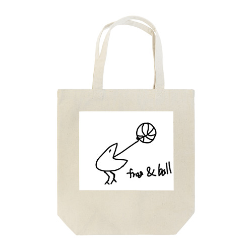 frog & basketball(バスケ) Tote Bag
