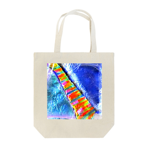 Lightning in the blue Tote Bag