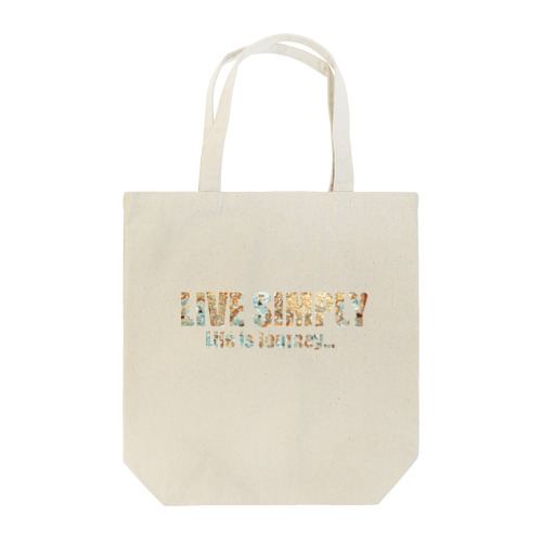 LIVE SIMPLY トートバッグ