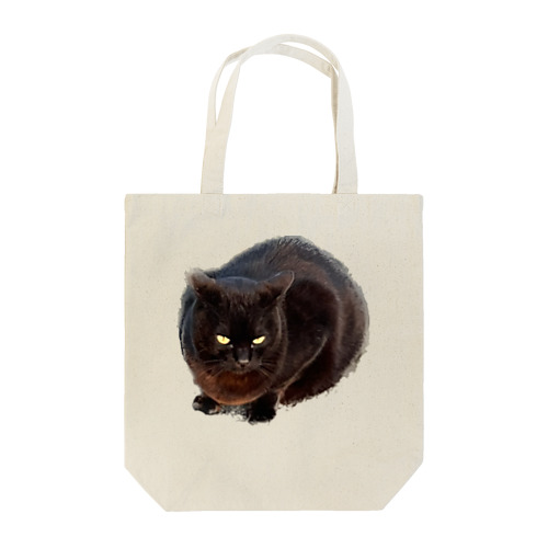 おすわりクロ猫 Tote Bag