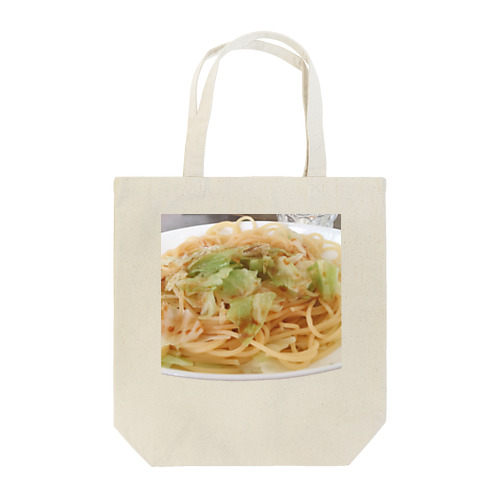 醤油ごま油キャベツスパゲッティ🍝 Ongakus photo goods Tote Bag
