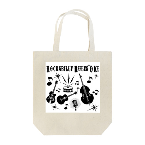 Rockabilly Rules OK! Tote Bag
