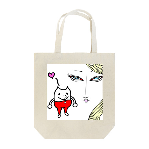 猫と美女 Tote Bag