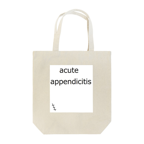 acute appendicitis mens Tote Bag