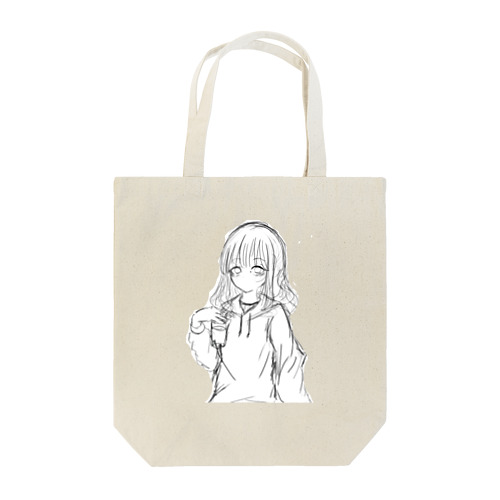 パーカー女子 Tote Bag